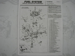 Vergaserüberholsatz - Carburator Rep.Kit  Ford 4100  1958 - 69